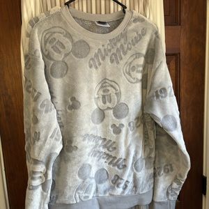 Disney fleece sweatshirt EUC
